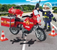 Wholesalers of Playmobil Action Heroes: Motorcycle & Oil Spill Inci toys image 3