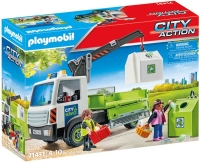 Wholesalers of Playmobil City Action Glass Recycling Truck With Container toys Tmb