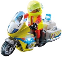 Wholesalers of Playmobil City Life Emergency Motorcycle With Flashing Light toys image 2