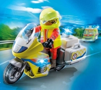Wholesalers of Playmobil City Life Emergency Motorcycle With Flashing Light toys image 3