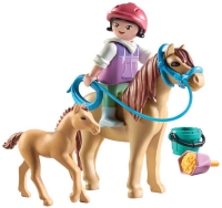 Wholesalers of Playmobil Horses Of Waterfall: Child With Pony And Foal toys image 2