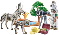 Wholesalers of Playmobil Wiltopia Photographer With Zebras toys image 2