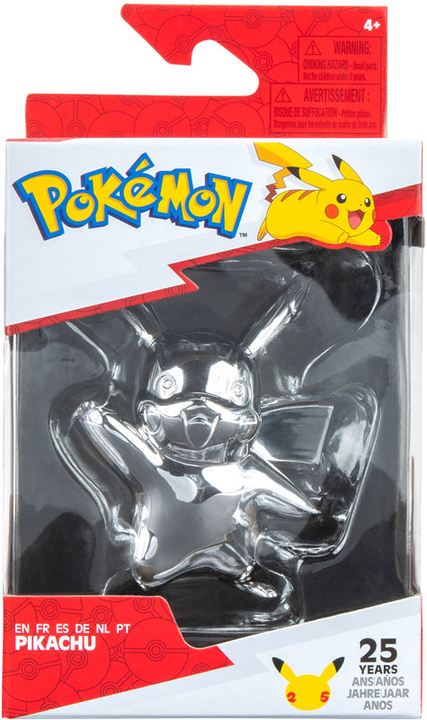 Wholesalers of Pokemon 25th Celebration 3 Inch Silver Pikachu toys