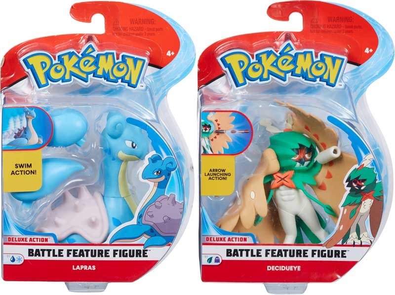 Pokemon 4.5 Inch Battle Feature Action Figure Features Ash and Launch Into for sale online