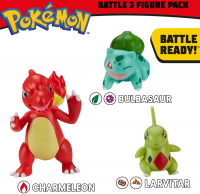 Wholesalers of Pokemon Battle 3 Figure Larvitar Asst toys image 3