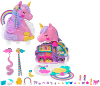 Wholesalers of Poly Pocket Rainbow Unicorn Salon toys image 2