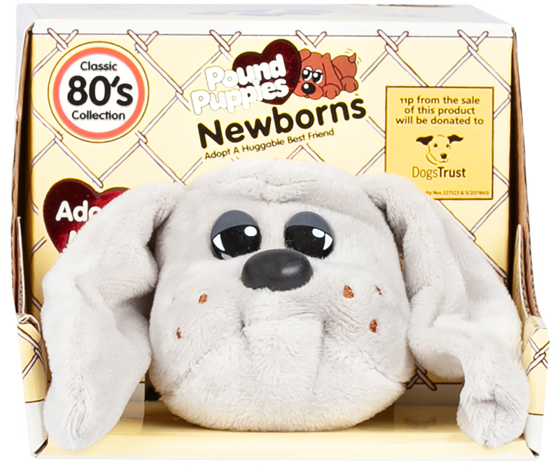 Wholesalers of Pound Puppies Newborns - W2 Dogs Trust Grey toys
