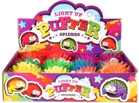Wholesalers of Puffer Spider Withlight 7cm 6 Asst Cols toys image 2