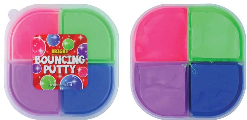 Wholesalers of Putty Bouncing 4 Tone Tub 60g 8.5cm X 3.3cm toys