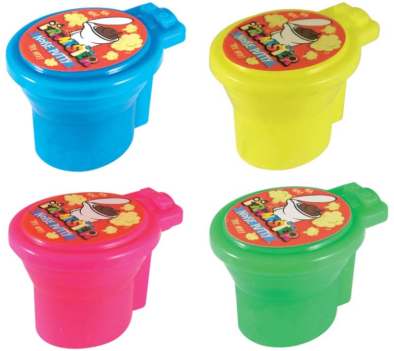 Wholesalers of Putty Noise Toilet Large 4 Assorted Cols toys