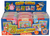 Wholesalers of Puzzle Games In Tin Snap Cards 4 Assorted toys image