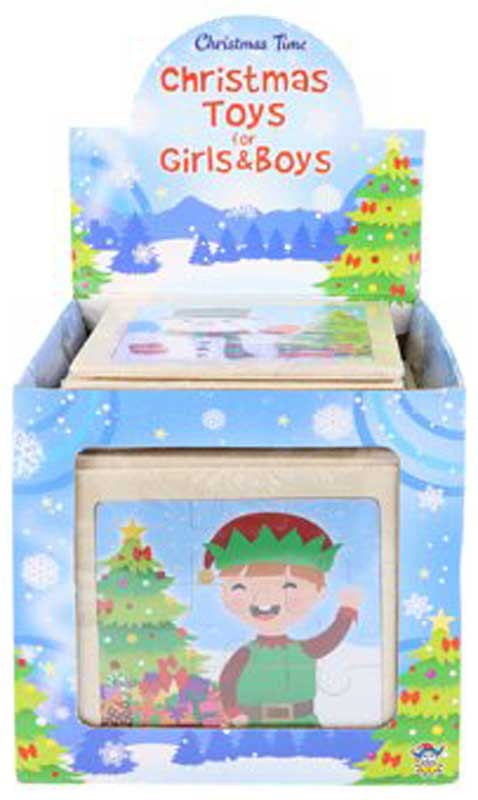 Wholesalers of Puzzle Wooden Christmas 11 Cm Assorted toys