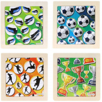 Wholesalers of Puzzle Wooden Football 11 Cm 4 Assorted toys image 2