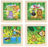 Wholesalers of Puzzle Wooden Jungle 11 Cm 4 Assorted toys image 2