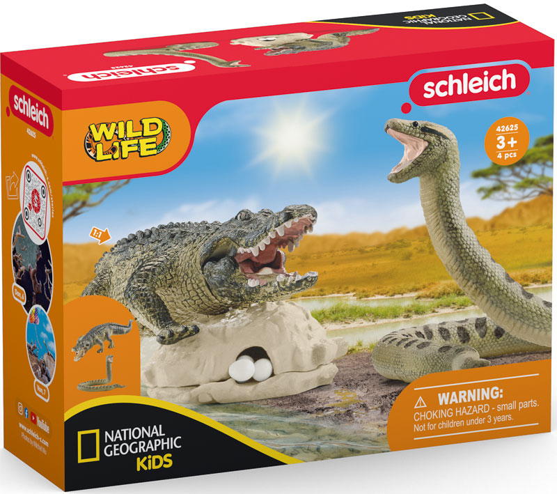 Wholesalers of Schleich Danger In The Swamp - National Geographic Kids toys