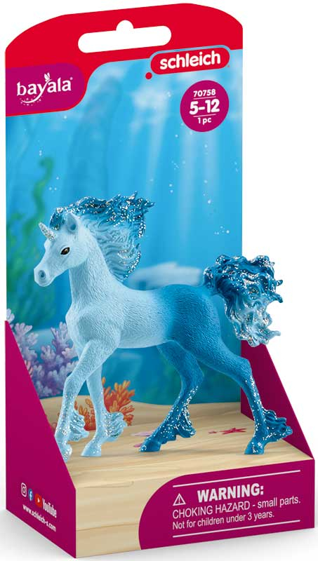 Wholesalers of Schleich Elementa Water Flames Unicorn Foal toys