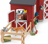 Wholesalers of Schleich Red Barn With Animals And Accessories toys image 5