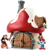 Wholesalers of Schleich Smurf House With 2 Figurines toys image