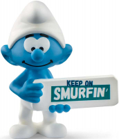 Wholesalers of Schleich Smurf With Sign toys image