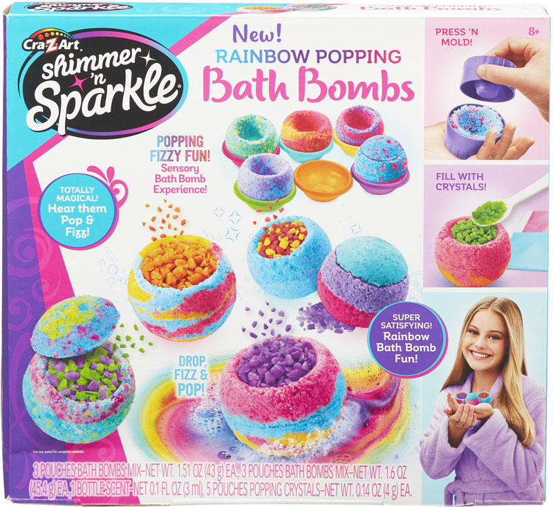 Wholesalers of Shimmer N Sparkle Rainbow Surprise Poppin Bath Bomb toys