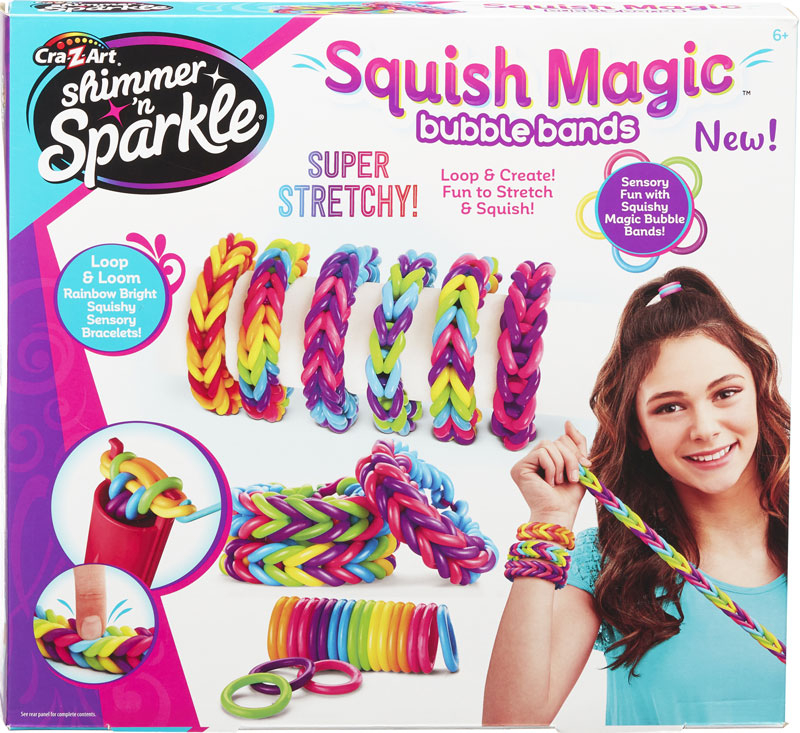 Wholesalers of Shimmer N Sparkle Squish Magic Bubble Bands toys