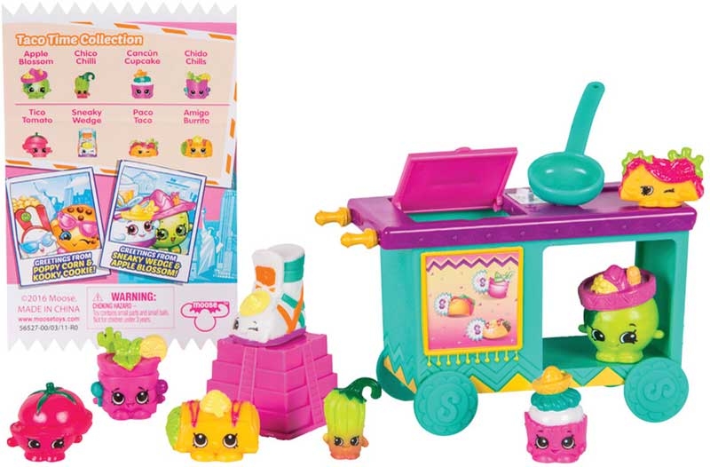 SHOPKINS DELUXE PACKS 2 S8 WAVE 3 TACO TIME COLLECTION 