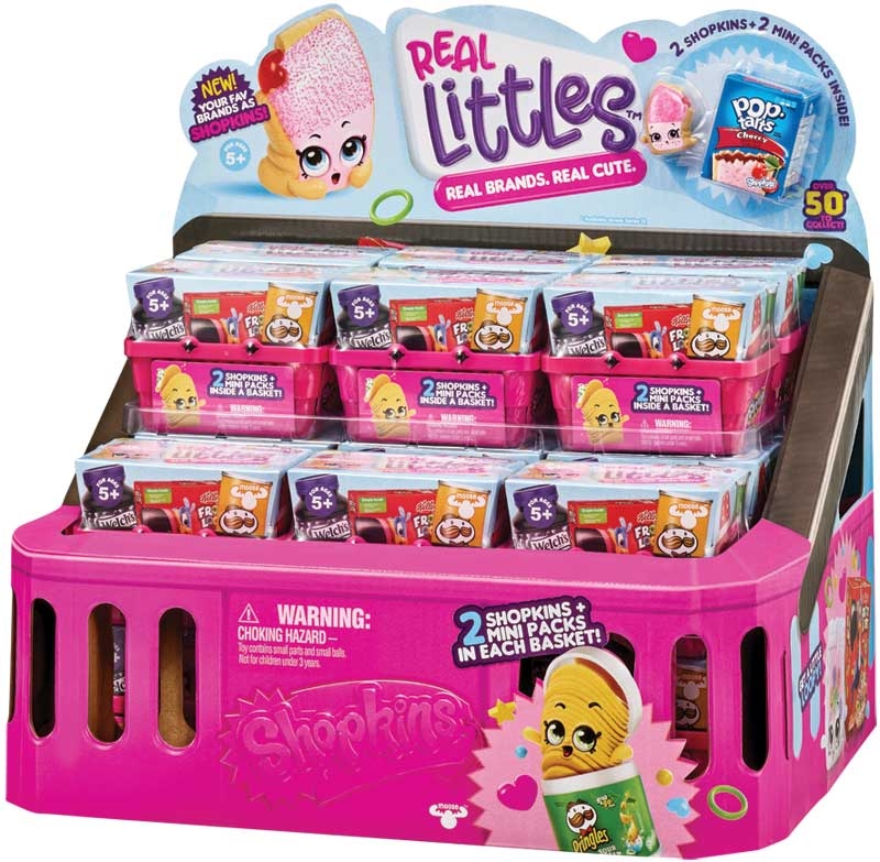 Shopkins Real Littles Mini Packs Inside a Basket Assortment 