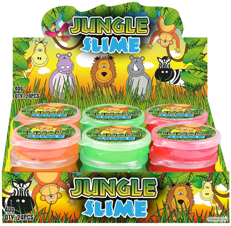 Wholesalers of Slime Jungle 40g 7cm X 2cm Assorted toys