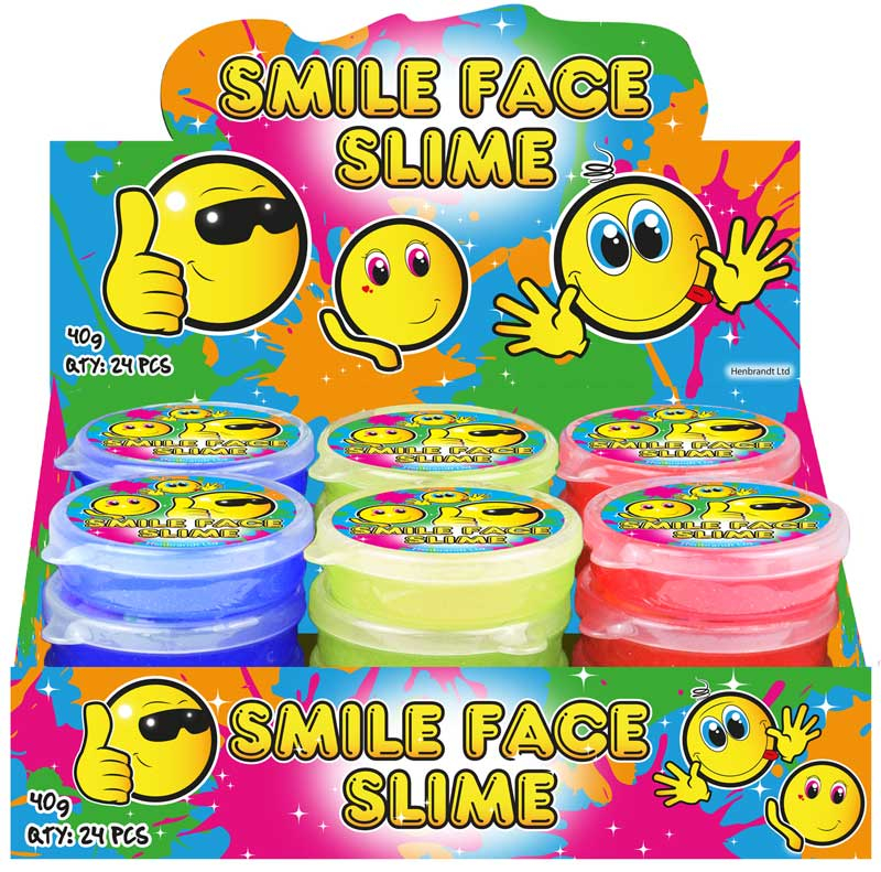 Wholesalers of Slime Smile 40g 7cm X 2cm Assorted toys