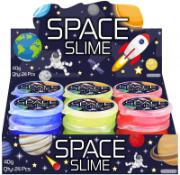 Wholesalers of Slime Space 40g 7cm X 2cm Assorted toys image