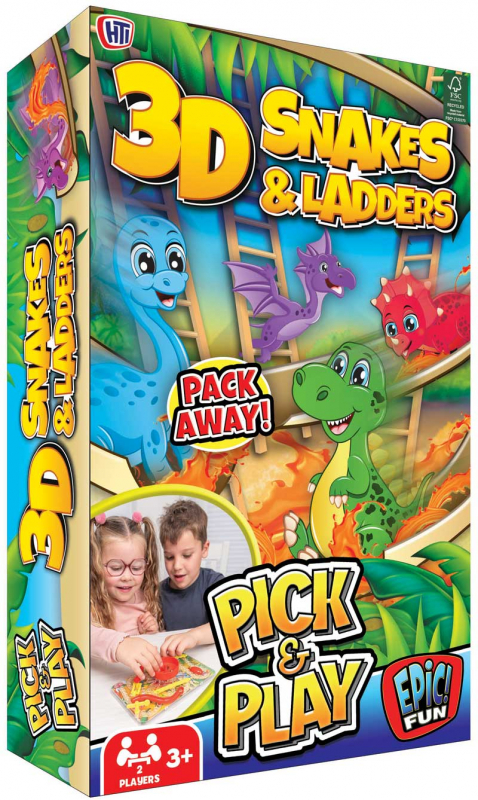 Wholesalers of Snakes And Ladders Pick And Play Dino toys