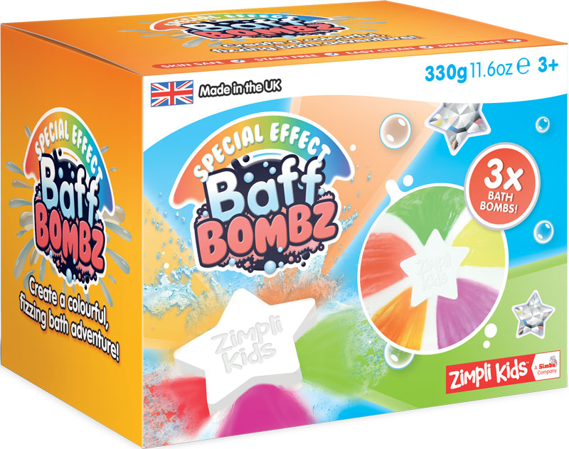 Wholesalers of Star Special Effect Baff Bombz - 110g - 3 Bath Pack toys