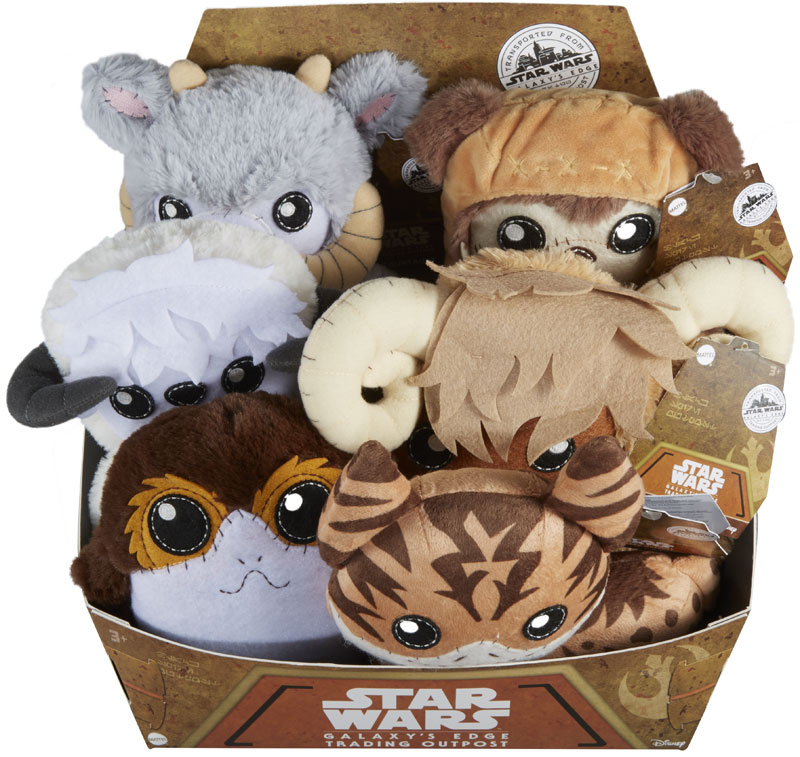 Wholesalers of Star Wars Galaxys Edge Creature Plush Asst toys