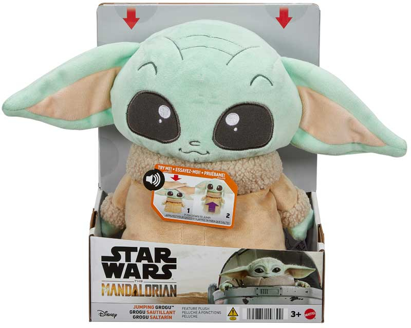 Wholesalers of Star Wars Jumping Grogu Feature Plush toys