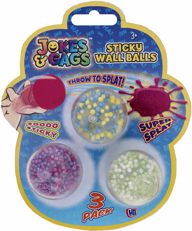 Wholesalers of Sticky Wall Ballz Assorted toys