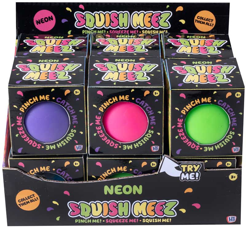 Wholesalers of Stress Balls Neon 6cm Assorted toys