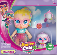 Wholesalers of Super Cute Mini Glitzy Cool Doll With Puppy - Regi And Snowb toys image