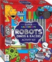 Wholesalers of Super Kaleidoscope Coloring Kit - Robots Dinosaurs And Racer toys image