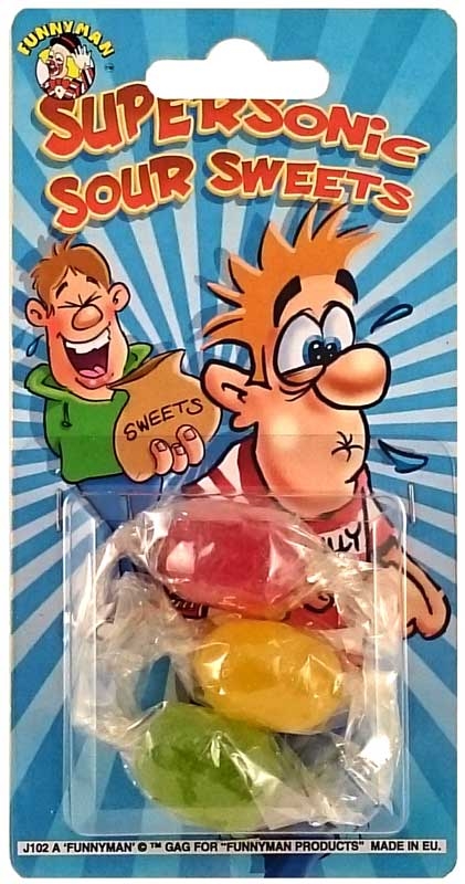 Wholesalers of Supersonic Sour Sweets toys