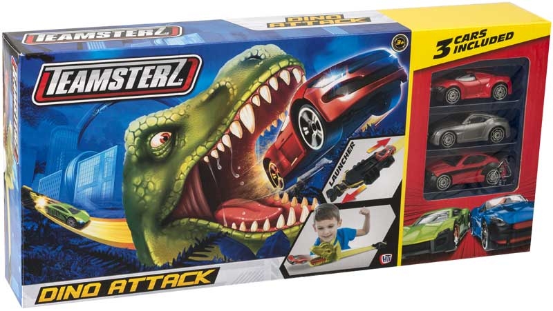 Teamsterz Dino Clash Track with 5 Cars