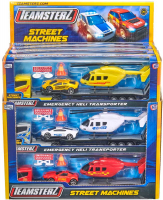 Wholesalers of Teamsterz Street Machines Heli Transporter Assorted toys image
