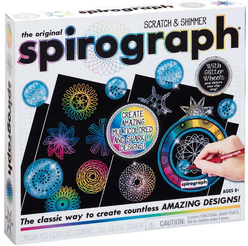 Wholesalers of The Original Spirograph Scratch And Shimmer Set toys