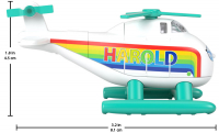 Wholesalers of Thomas Small Push Along - Rainbow Harold toys image 3