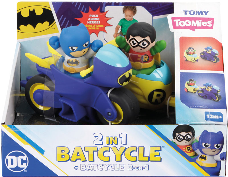 Wholesalers of Toomies 2 In 1 Batcycle toys