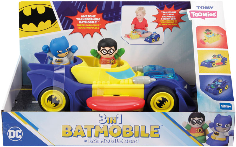 Wholesalers of Toomies 3 In 1 Batmobile toys