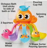 Wholesalers of Toomies 7 In 1 Bath Activity Octopus toys image 4
