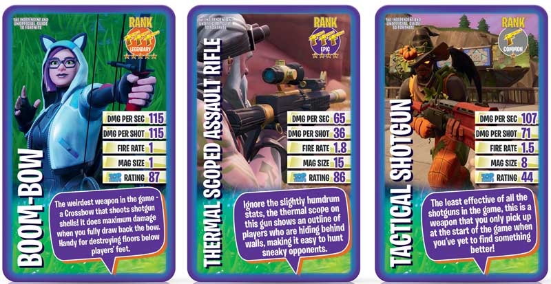 INDEPENDENT & non ufficiali Top Trumps Guide to fortnite 