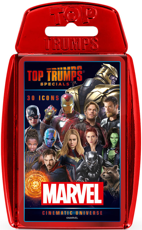 Wholesalers of Top Trumps Marvel Cinematic toys