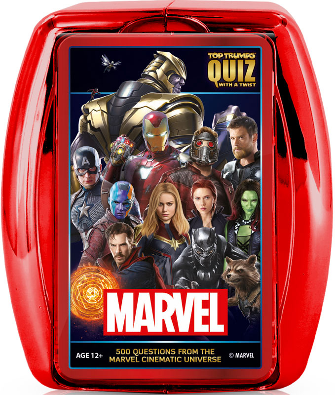 Wholesalers of Top Trumps Quiz Marvel Cinematic toys