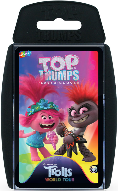 Wholesalers of Top Trumps Trolls World Tour toys